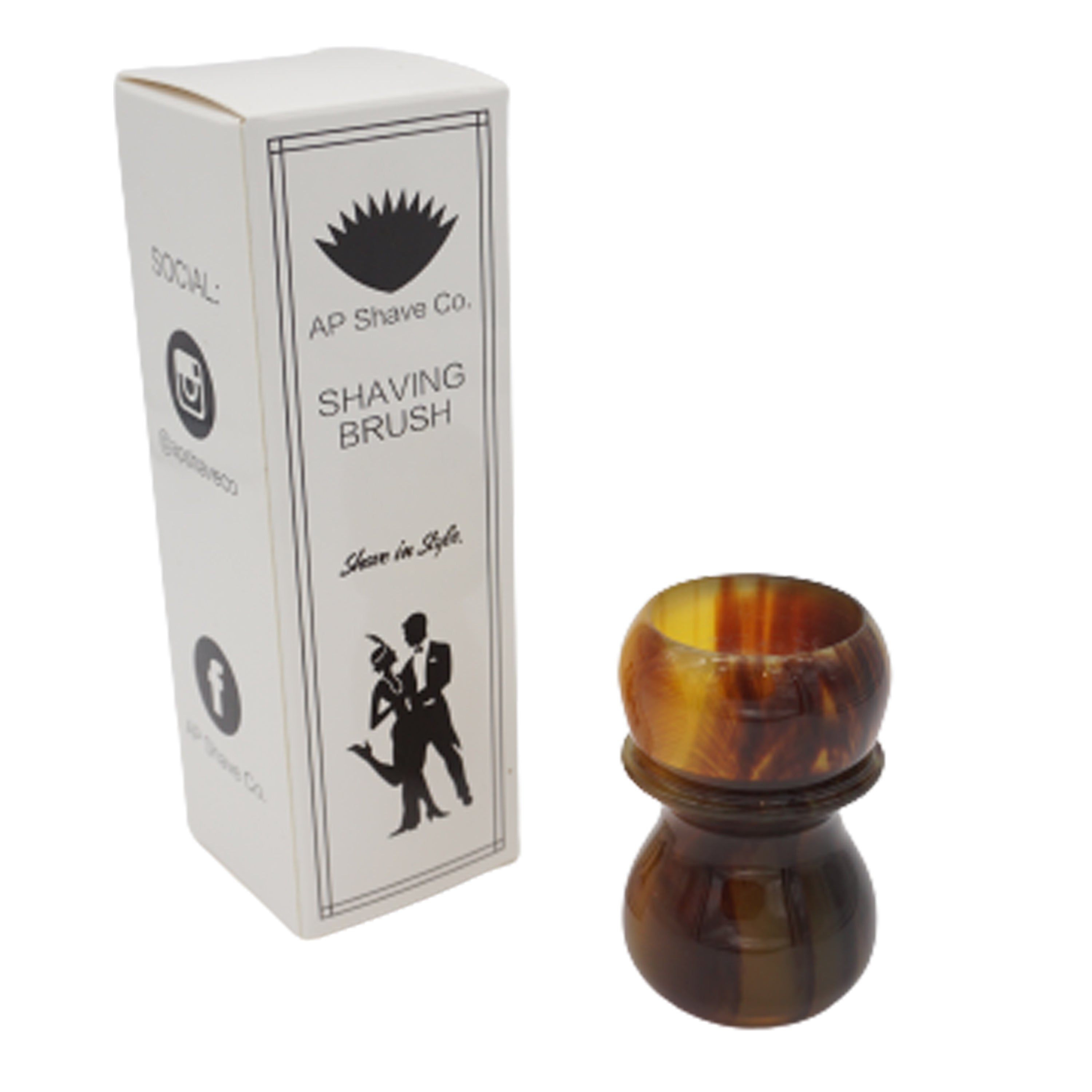 Premium Tortoise Handcrafted Shaving Brush Handle for 28mm & 30mm Knots - Perfect for Wet Shaving & Grooming Gifts for Men