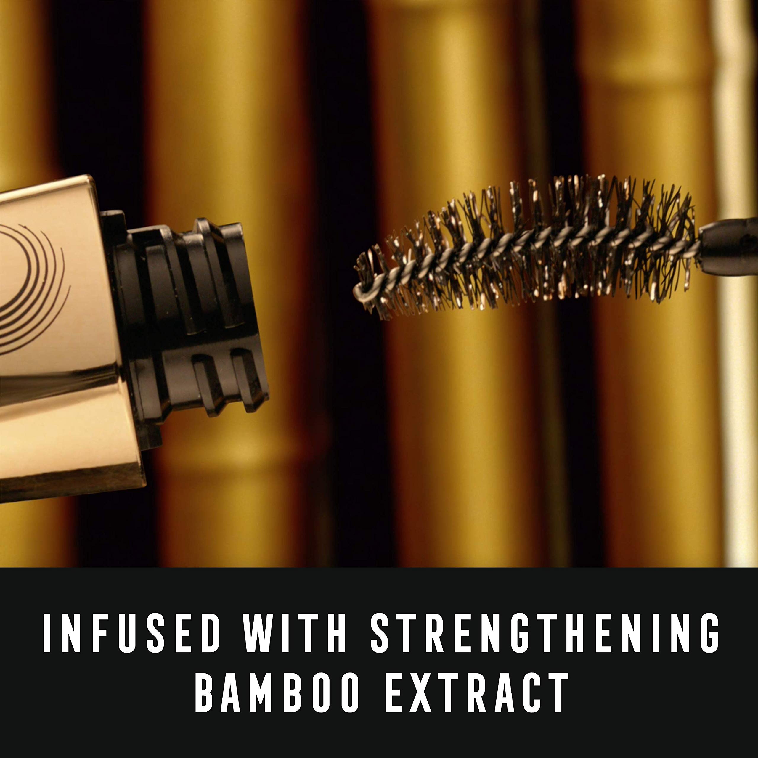 Max Factor Lash Revival Strengthening Mascara with Bamboo Extract - Black 001 | Volumizing & Lengthening Mascara for Natural Lashes | Perfect for Daytime Wear & Special Occasions