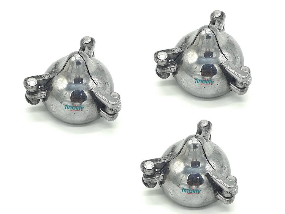 Premium Aluminum Modak Mould Set - Extra Large (3-Piece) for Indian Sweets | Eco-Friendly Modak Maker for Ganesh Chaturthi & Festive Cooking