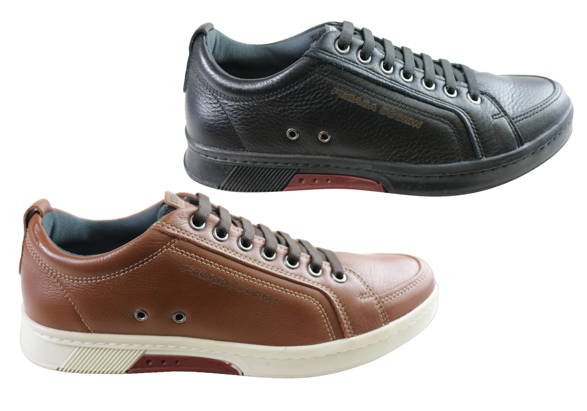 Calvin Men's Leather Slip-On Loafers - Comfortable Casual Shoes Made in Brazil - Perfect for Office, Travel & Everyday Wear