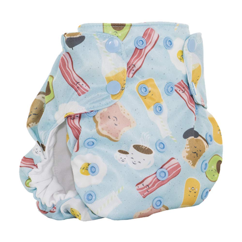 Smart Bottoms Dream Diaper 2.0 - Organic No Prep Cloth Diaper for Babies | Eco-Friendly, Washable & Reusable | Perfect for Daycare, Travel & Overnight Use