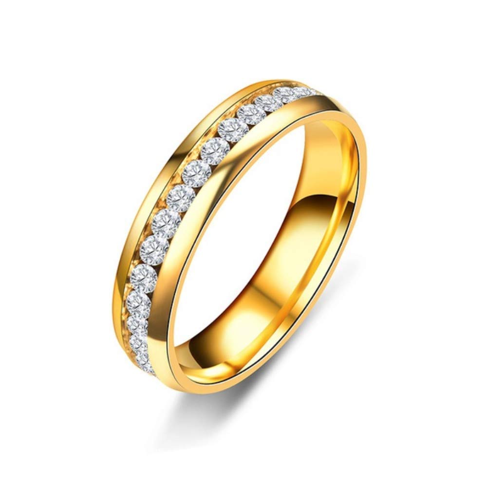 Stainless Steel Magnetic Therapy Ring for Weight Loss & Acupressure - Slimming & Gallstone Relief - Gold Tone Health Jewelry for Women & Men - Perfect for Wellness & Fashion Accessories