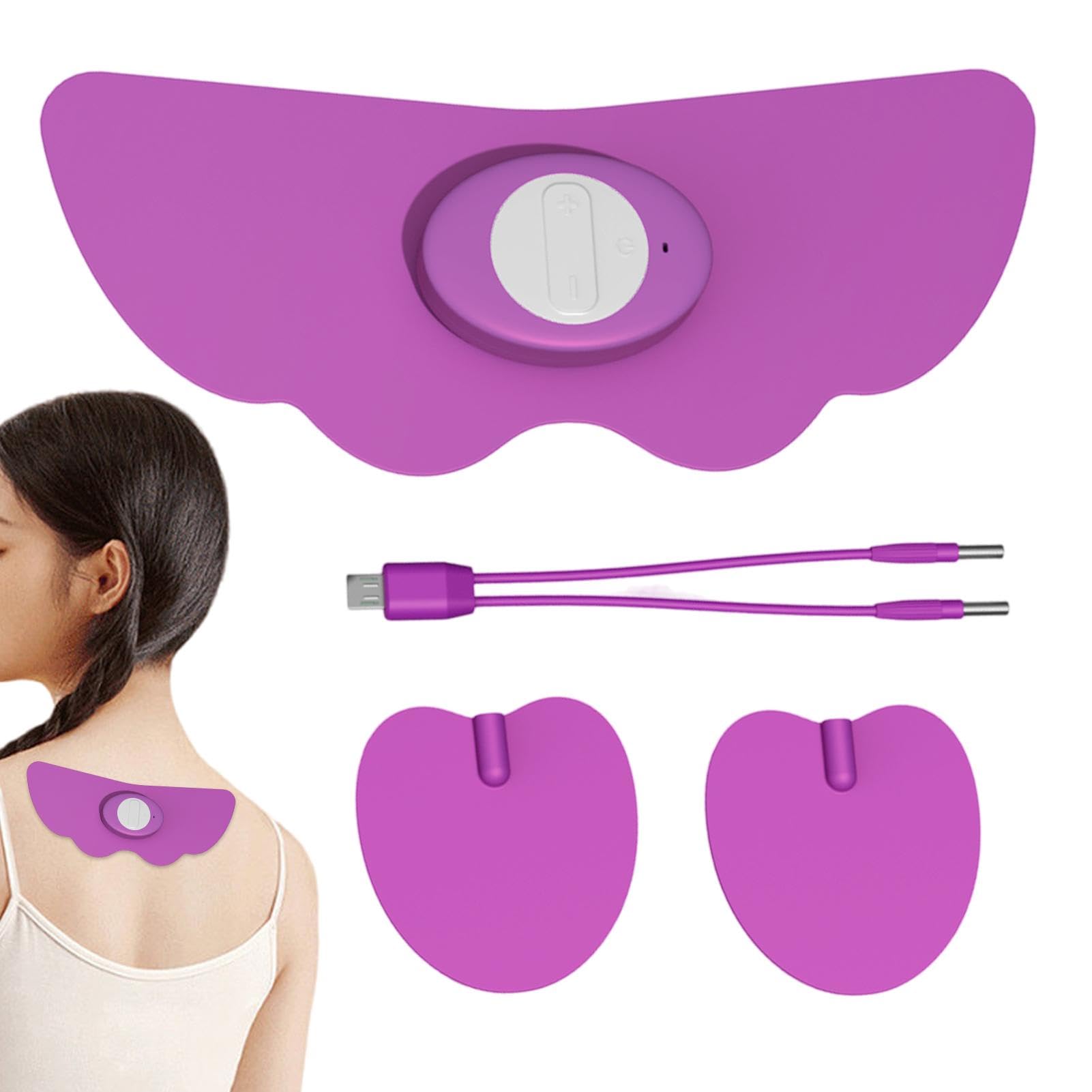 Electric Abdominal Massager for Women & Men - Portable Belly Massager for Menstrual Pain Relief, Relaxation, Travel, Work & Sports - Safe & Painless Muscle Relaxation Therapy Device