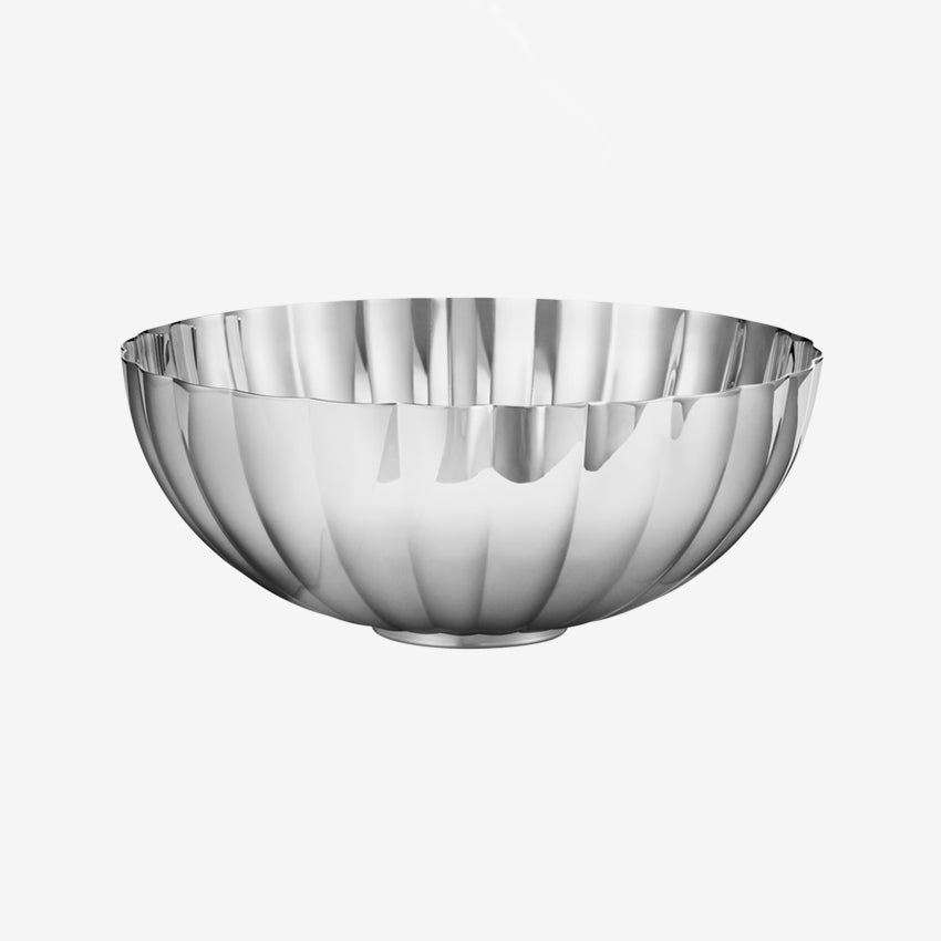 Georg Jensen Bernadotte Bowl - Elegant Scandinavian Serving Bowl for Fruit, Salad & Desserts - Perfect for Dining, Entertaining & Home Decor