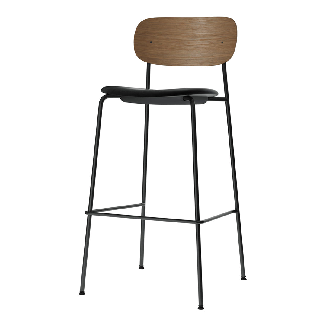 Co Bar Chair with Upholstered Seat - Modern Counter Height Stool for Kitchen Island, Bar, and Dining Room - Comfortable & Stylish Seating Solution