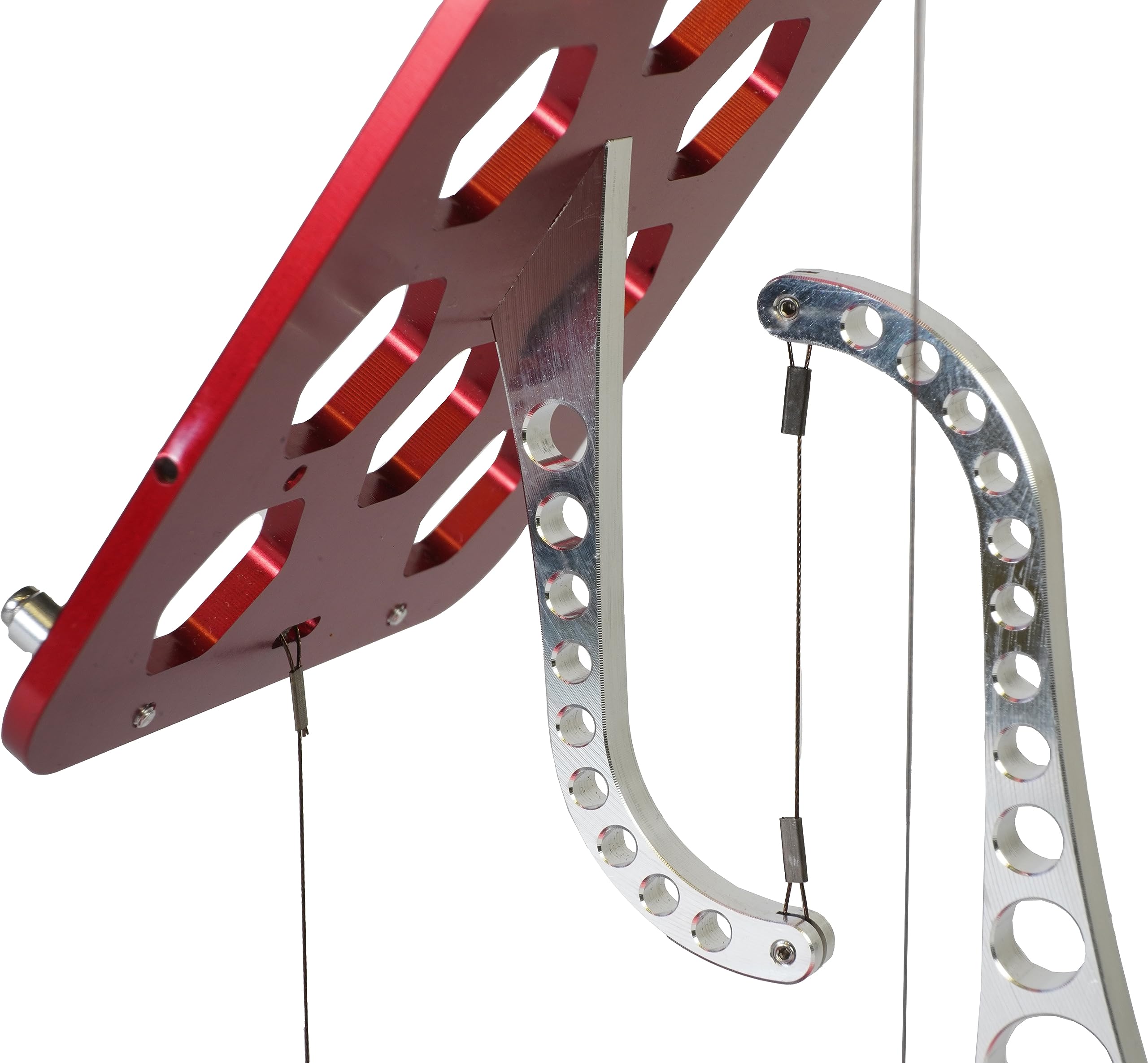 Kontax Tensegrity Floating Table Phone Stand - Red | Modern Smartphone Holder for Desk, Office, Home & Travel | Perfect for Watching Videos, Video Calls & Hands-Free Use