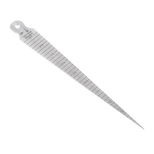 1-15mm Stainless Steel Taper Gauge - Precision Hole & Welding Gap Measuring Tool for Automotive, Plumbing & Metalworking Projects