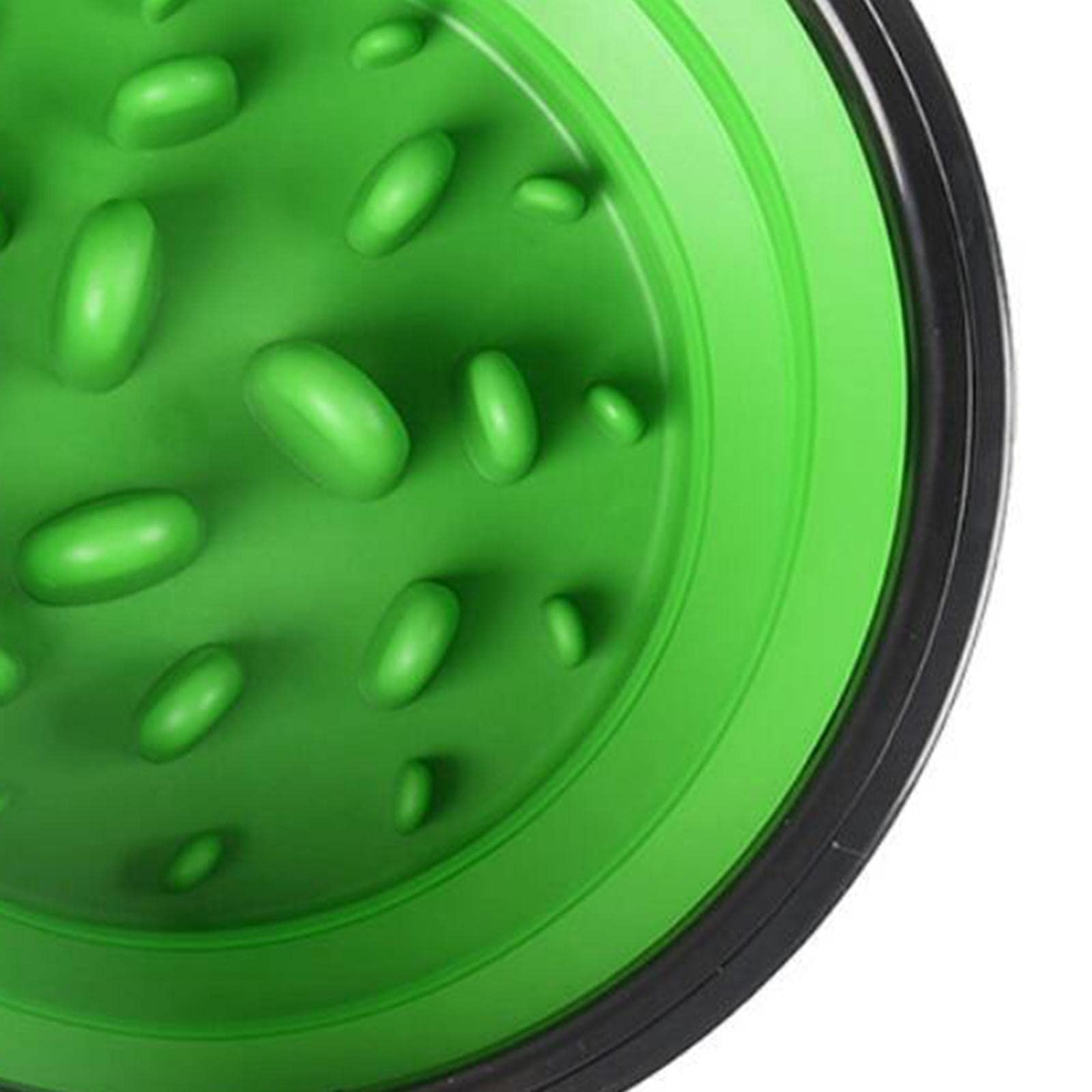 SECRET DESIRE Slow Feeder Dog Bowl - Collapsible Pet Food & Water Dish for Cats & Dogs - Anti-Choking Design for Fast Eaters - Perfect for Travel, Camping & Home Use (Green)