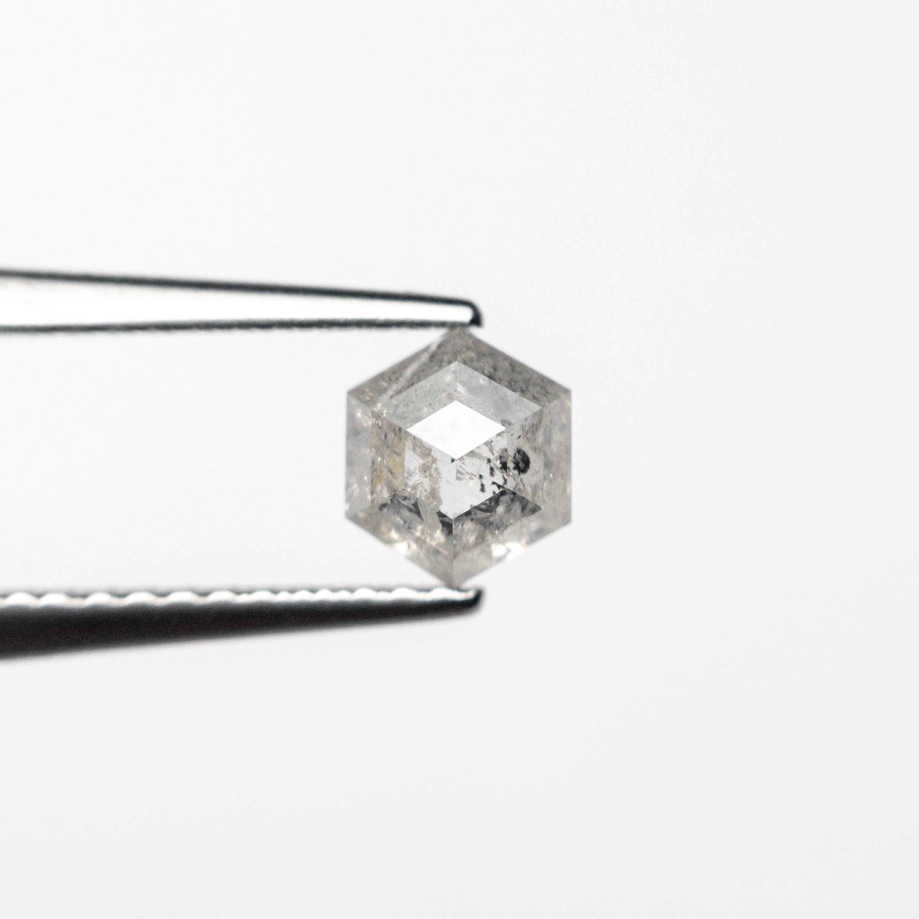 0.72ct Hexagon Step Cut Loose Gemstone - 5.59x4.86x3.17mm Natural Diamond for Jewelry Making (Item#25457) - Perfect for Engagement Rings, Earrings & Custom Jewelry Designs