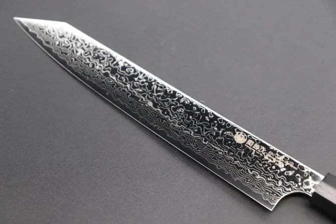Kanetsugu Zuiun Japanese Slicing Knife - High Carbon Stainless Steel Blade for Sushi, Sashimi & Meat - Perfect for Chefs & Home Cooking
