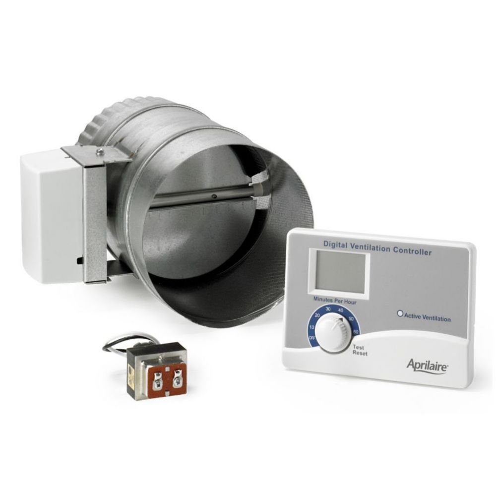 Aprilaire 8126A Energy Recovery Ventilator - 24V HVAC Ventilation System with Heat & Cool Exchange, Humidity Control for Home & Office Air Quality Improvement