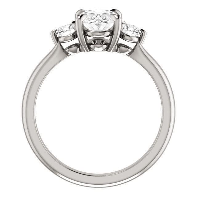 2 CT Oval Colorless Moissanite Engagement Ring for Women - Sterling Silver & Solid Gold Wedding Bridal Ring Set - 4-Prong Eternity Diamond Solitaire - Perfect for Proposals, Anniversaries & Special Occasions