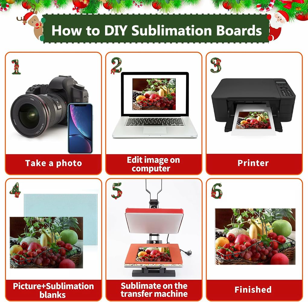 25PCS Sublimation Ready Tempered Glass Cutting Boards 280mm x 200mm - Heat Press Transfer Compatible with White Coating & Rough Surface for DIY Crafts, Home Kitchen Use, and Gift Making