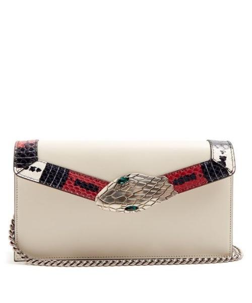 Gucci Lilith Leather Shoulder Bag for Women - White Genuine Leather Designer Handbag - Perfect for Work, Travel & Evening Events