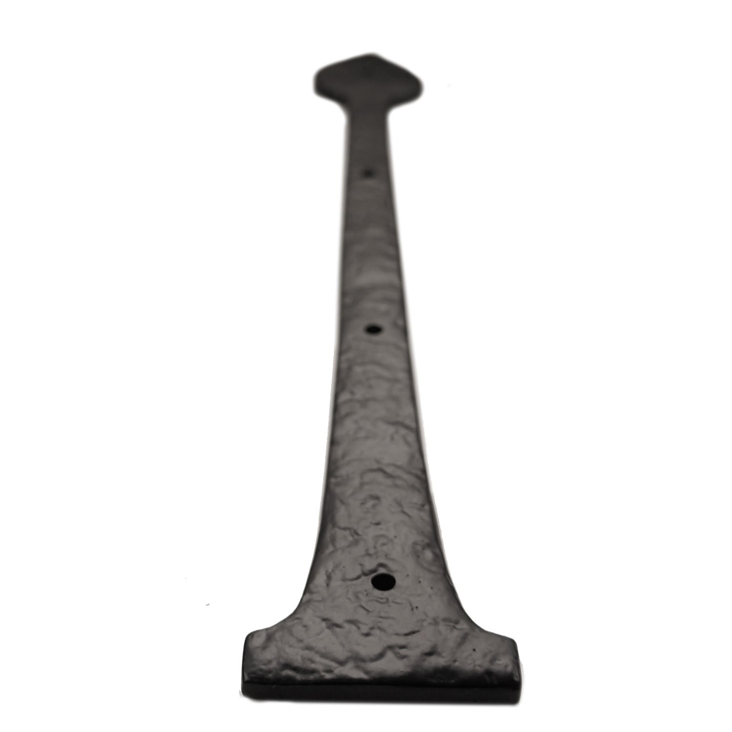 Iron Valley - Heavy Duty Iron Gate Strap Kit - Black - Secure & Decorative Gate Hardware for Fences, Gardens & Entryways