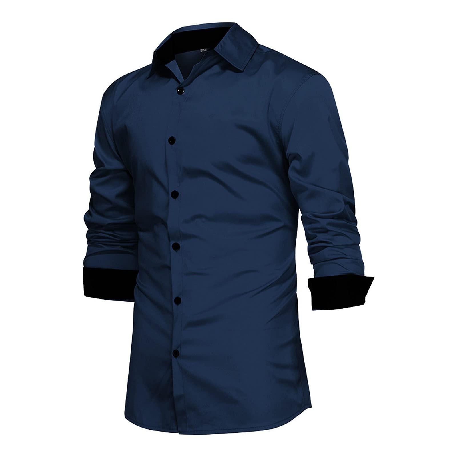 Men's Casual Button Down Dress Shirts - Long Sleeve Regular Fit Oxford Business Shirt for Work & Office | Western Style Formal Wear | Perfect for Business Meetings, Weddings & Professional Events