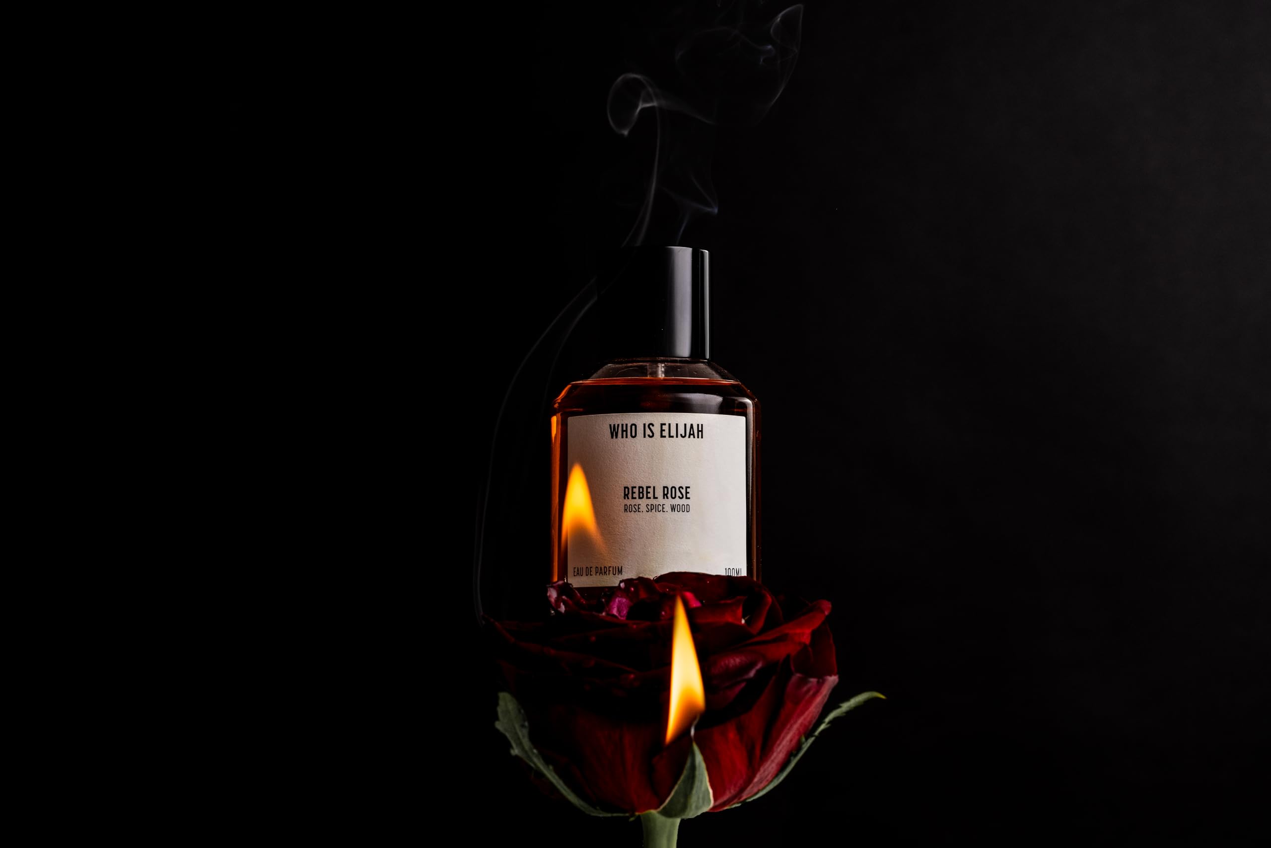 Rebel Rose Unisex Eau de Parfum - Spicy Woody Cologne for Men & Women with Rose, Saffron, Patchouli & Leather Notes - 1 Fl Oz Fragrance Gift Set - Perfect for Date Nights, Special Occasions & Daily Wear
