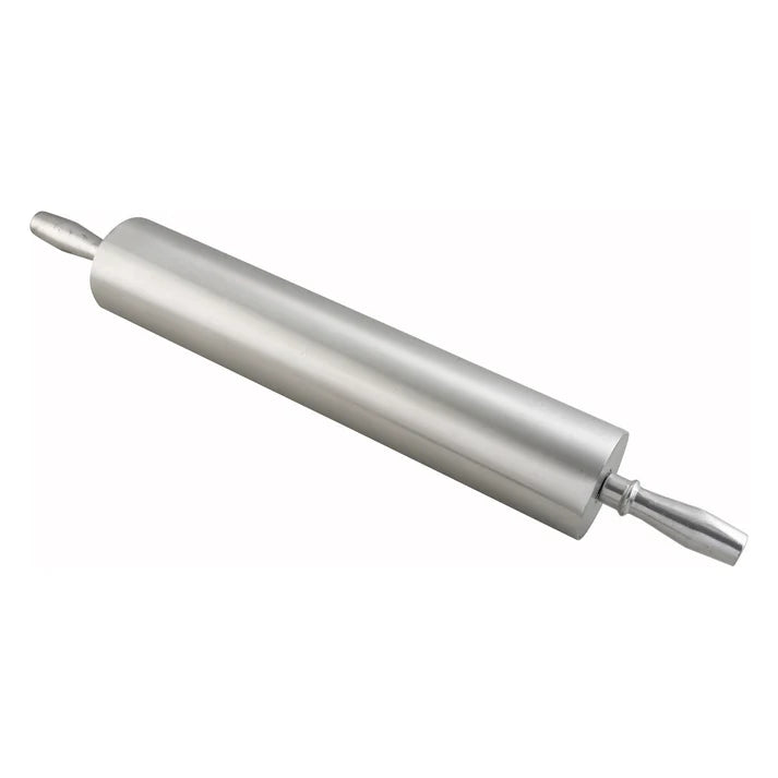 Winco 18-Inch Aluminum Rolling Pin - Professional Baking Dough Roller for Cookies, Pastry & Pizza - Heavy Duty Kitchen Tool for Bakers & Home Chefs