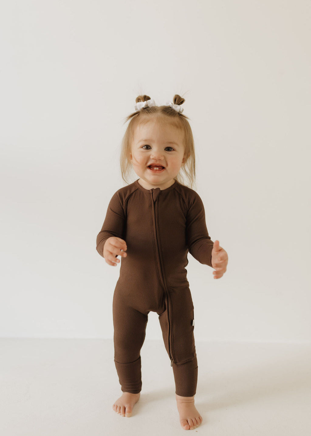 Organic Bamboo Zip Pajamas for Women - Soft & Breathable Sleepwear with Coffee Bean Print - Perfect for Cozy Nights, Loungewear & Relaxation at Home