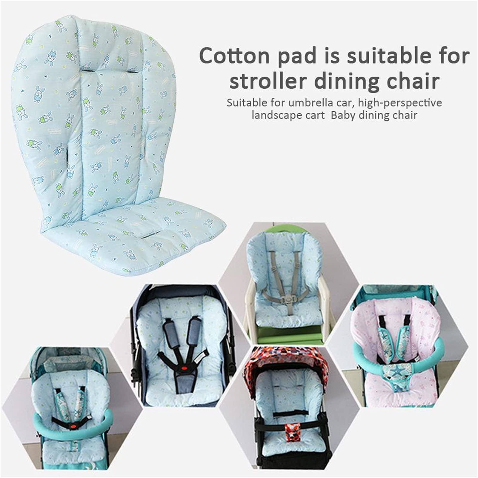 Universal Baby High Chair Footstool - Adjustable & Stable Stroller Seat Cushion Mat, Feeding Chair Pad Cover Protector for Toddlers - Perfect for Dining, Feeding & Playtime at Home