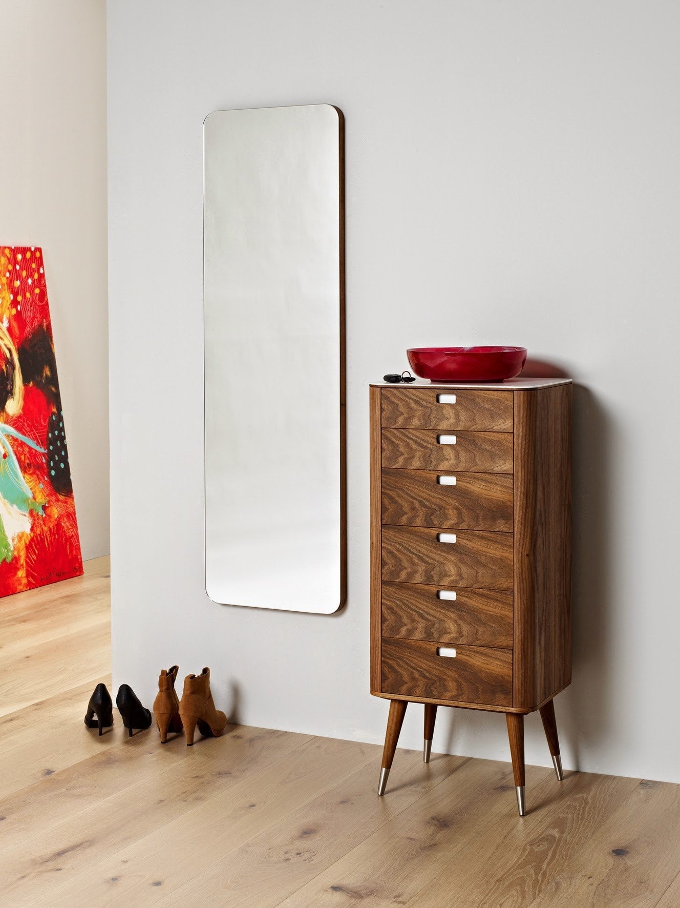 Nissen Gehl Mdd Ak6 14-Inch Wall Mirror – Modern Home Decor for Bathroom, Bedroom & Vanity | Perfect for Makeup, Grooming & Interior Design