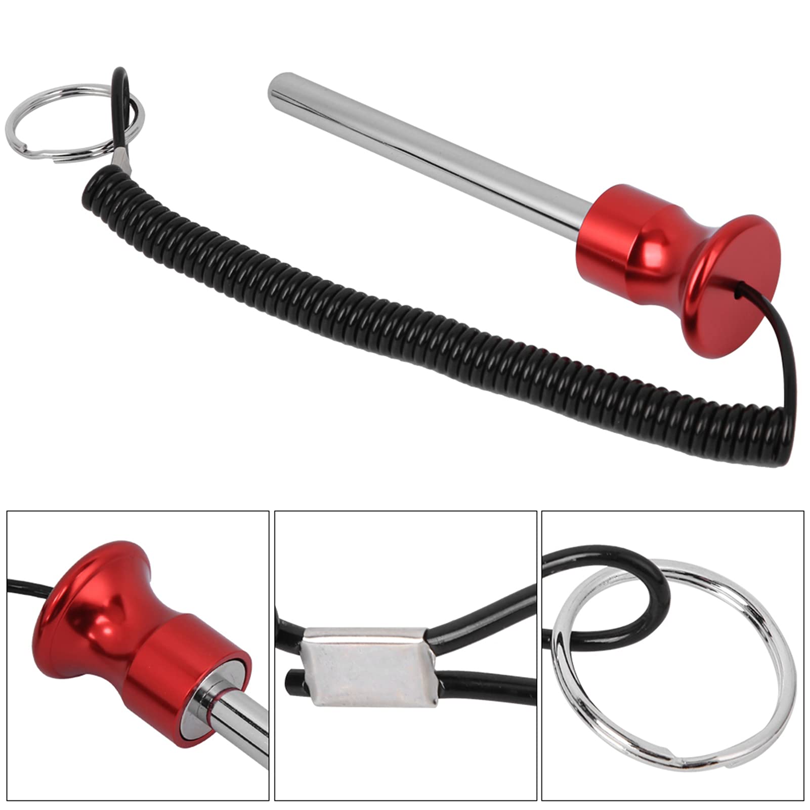 Magnetic Weight Stack Pin with Pull Rope - Strength Training Equipment for Gym Workouts
