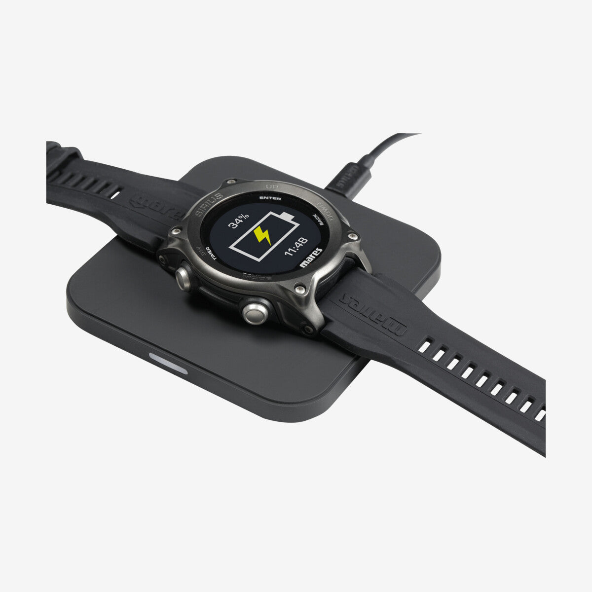 Mares Sirius Dive Watch - Professional Scuba Diving Watch for Men & Women - Waterproof 200M, Stainless Steel Case, Unisex Design - Perfect for Deep Sea Diving, Snorkeling & Water Sports