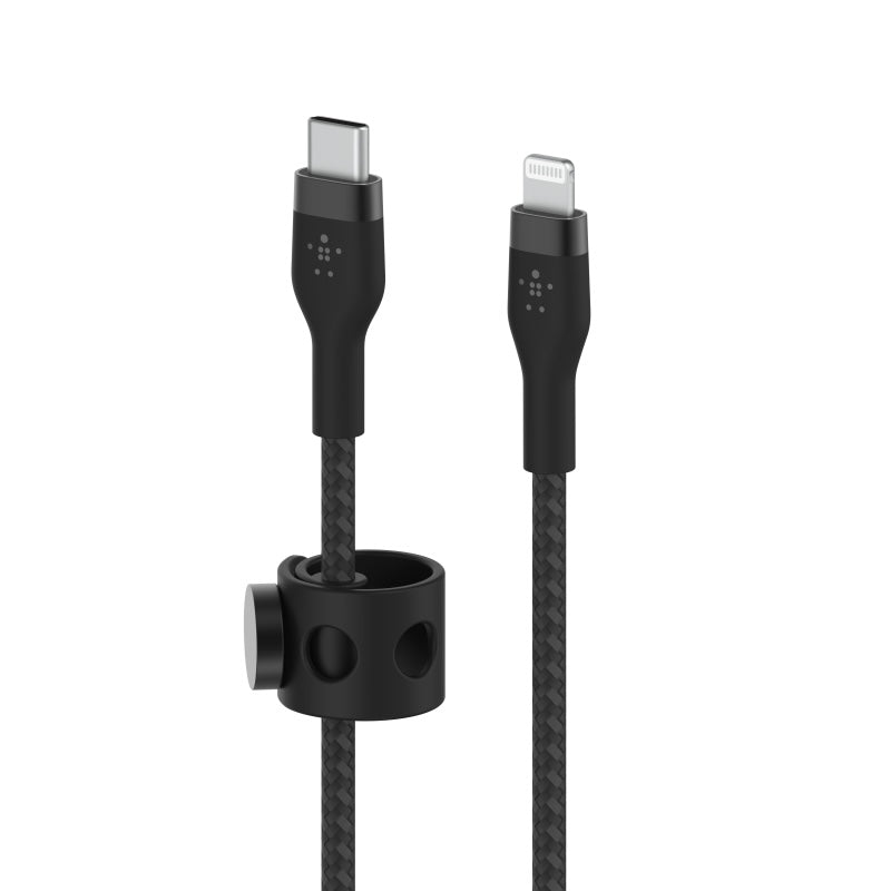 Belkin Pro Flex USB C to Lightning Cable 2M (6.6ft) - Durable Fast Charging Cord for iPhone, iPad - Perfect for Home, Office & Travel
