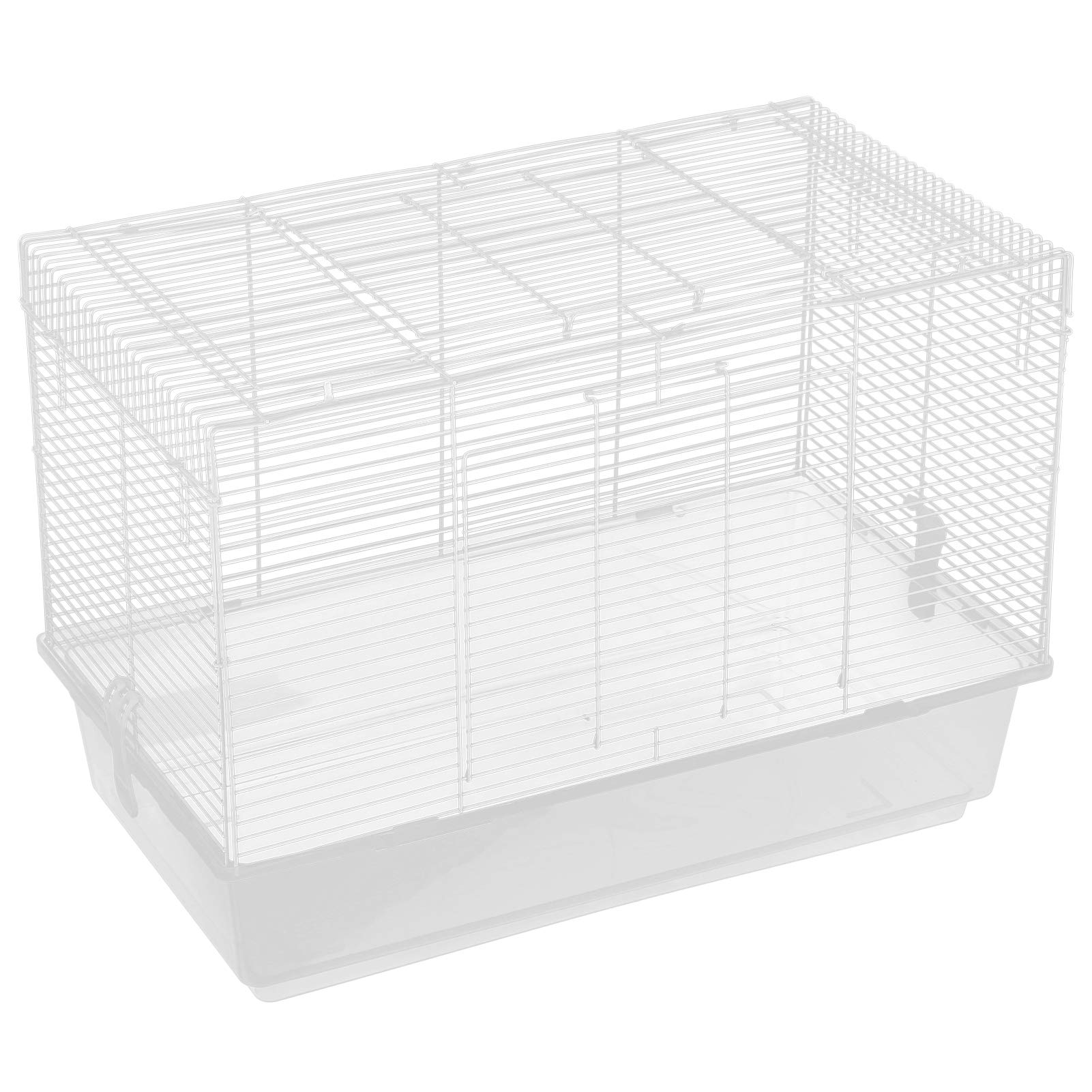 Portable Small Animal Cage with Handle & Double Doors - Ideal for Hamsters, Rabbits, Guinea Pigs | Durable & Stylish Pet Carrier for Travel, Vet Visits & Home Use
