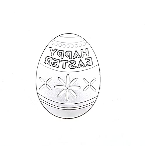 Easter Egg Hollow Cutting Dies - Metal Scrapbooking Stencils for DIY Embossing, Photo Albums, Greeting Cards & Paper Crafts - Perfect for Easter Decorations, Scrapbooking Projects & Handmade Card Making