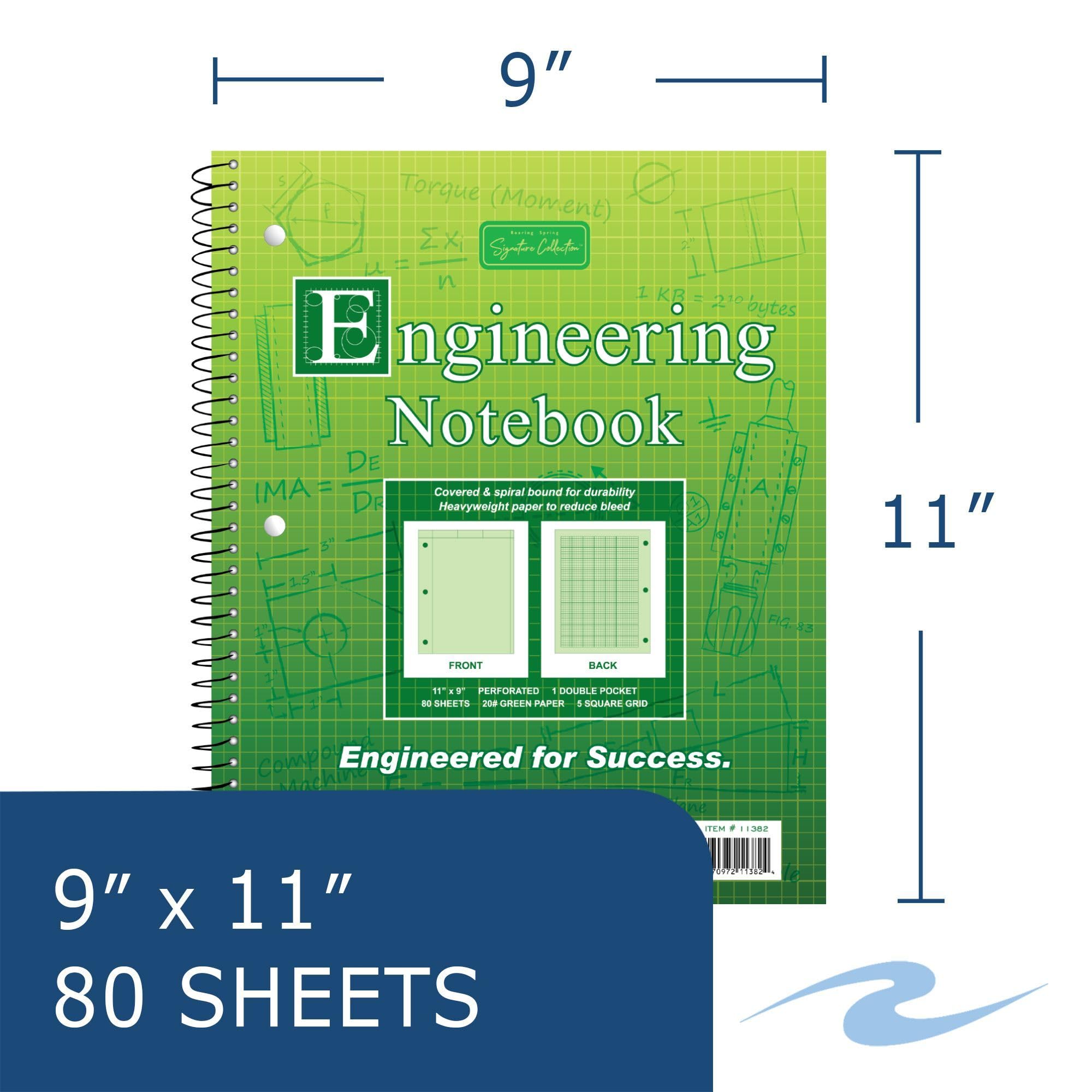 Roaring Spring Engineering Notebook - 8.5