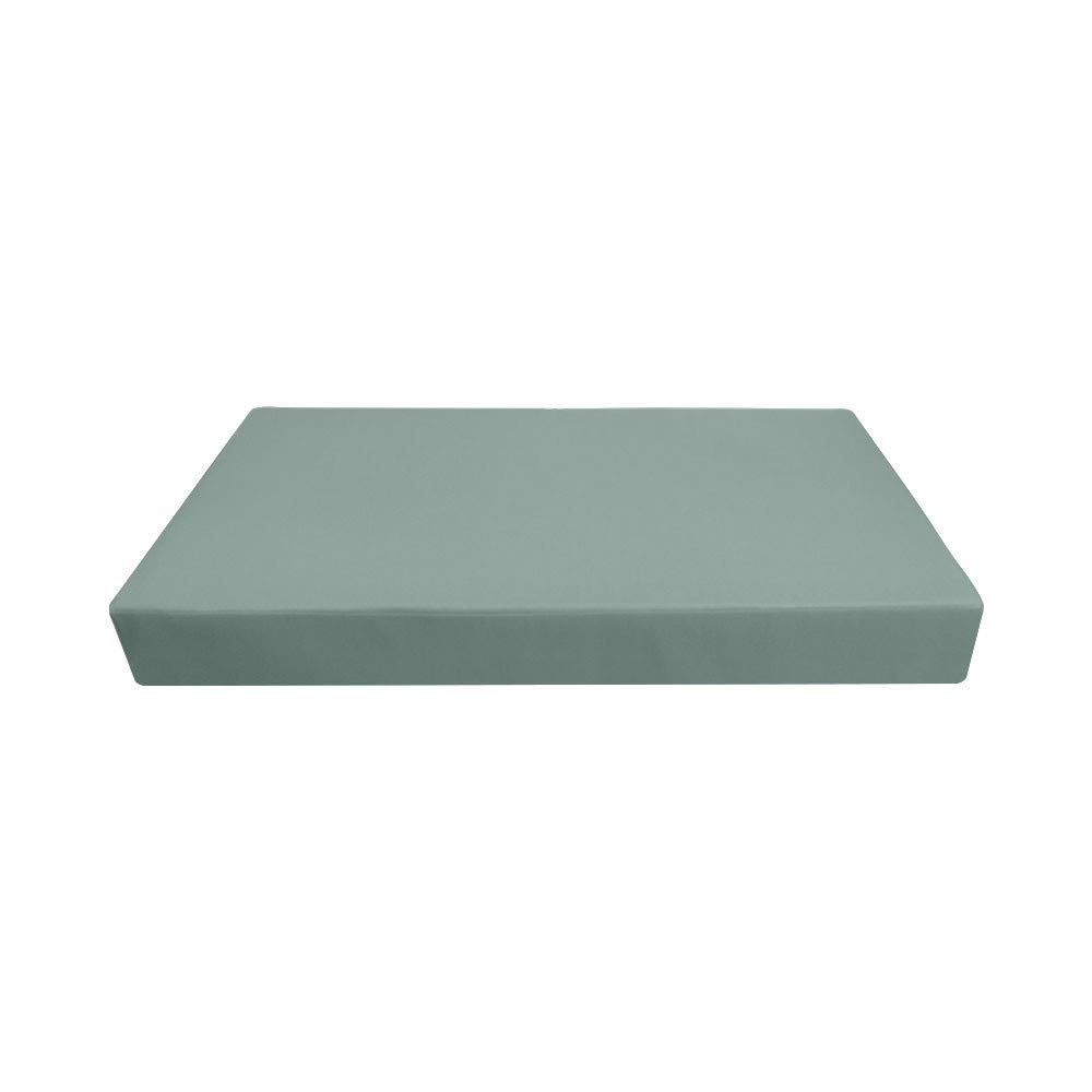 Prolinemax Outdoor Style 4 Full Knife Edge Daybed Mattress Bolster Pillow Fitted Cover Only - AD002 | Perfect for Patio, Poolside & Sunroom Lounging