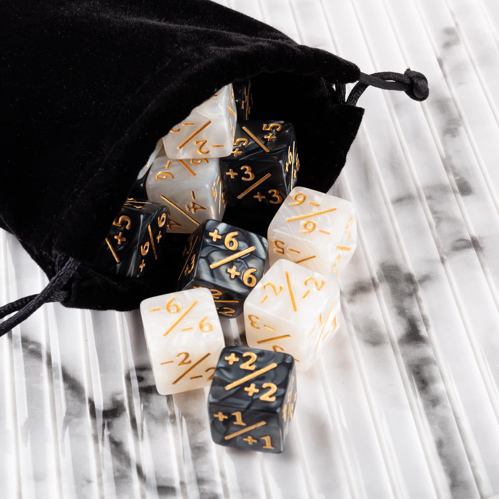 48-Piece MTG Dice Set - Life Counters, +1/+1 Tokens for Magic: The Gathering, TCG & Card Games | Perfect for Game Nights & Tournaments
