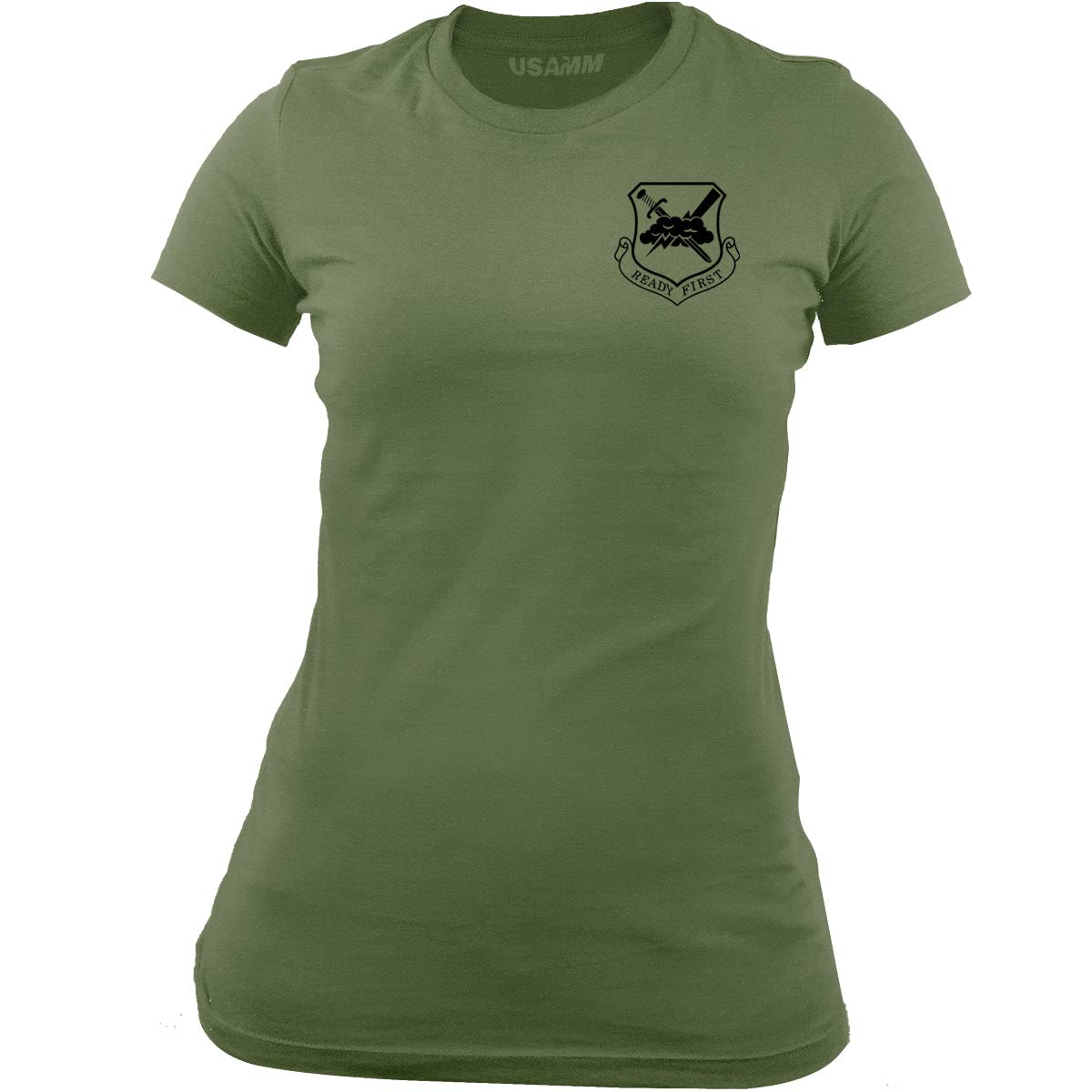Women's Air Force First Air Support Operations Group Full Color Veteran Patch T-Shirt - Military Apparel for Veterans, Patriotic Gift for Air Force Enthusiasts - Perfect for Veterans Day, Military Events & Patriotic Celebrations