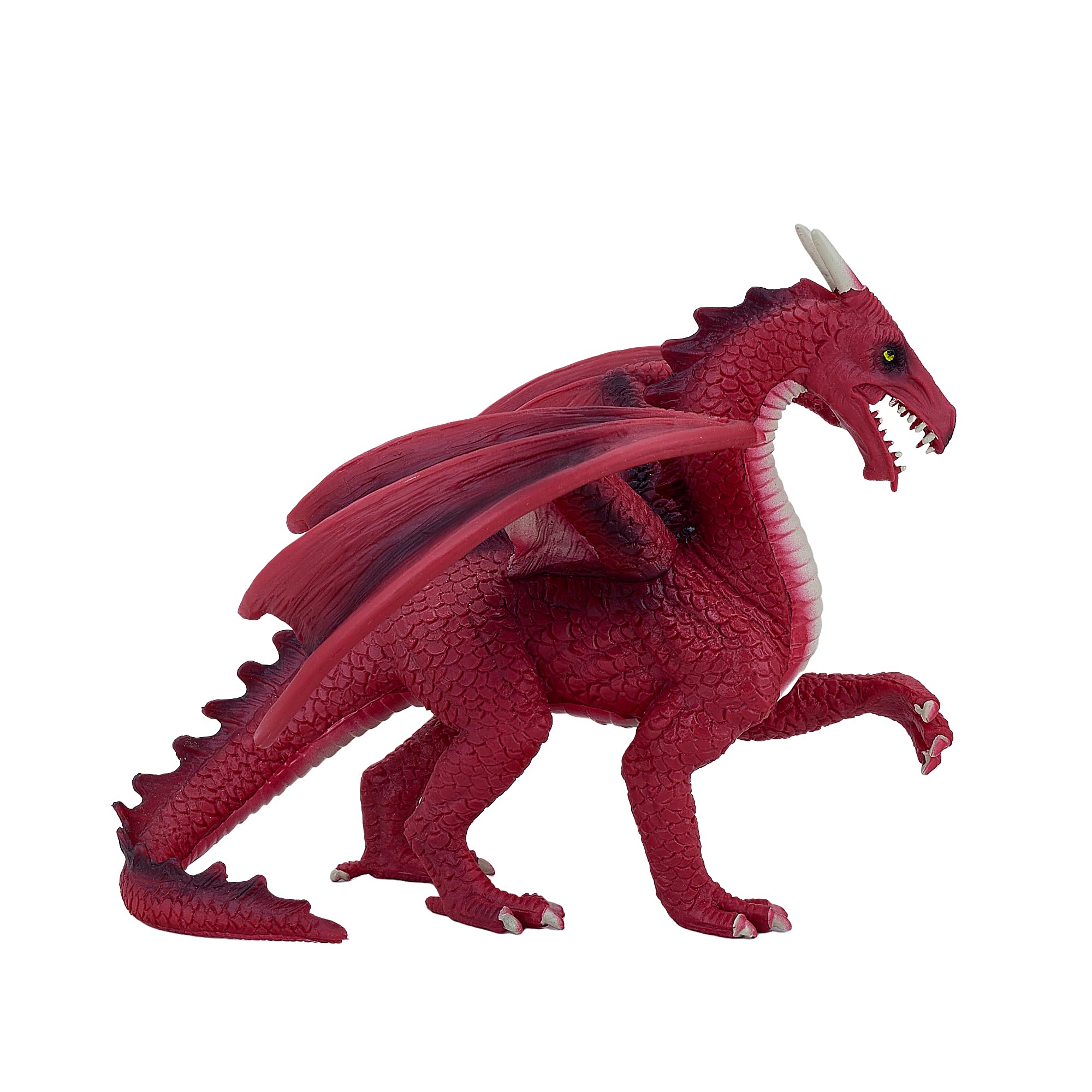 MOJO Realistic Fantasy Figurine - Collectible Red Dragon Statue for D&D, Tabletop RPG & Home Decor | Perfect Gift for Fantasy Lovers & Gamers