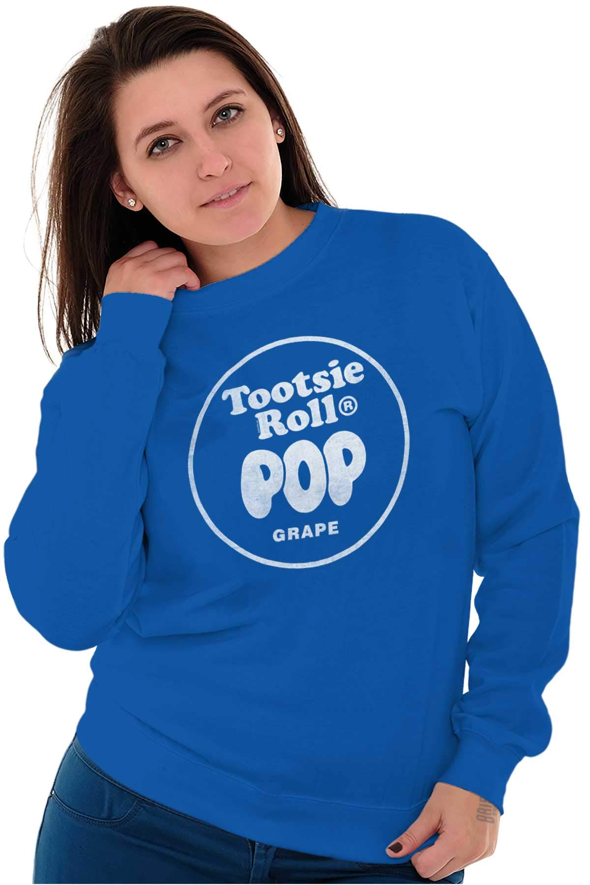 Brisco Brands Tootsie Roll Pop Banana Flavored Candy Sweatshirt - Unisex Hoodie for Men & Women | Fun Retro Candy Lover Gift, Casual Wear for Parties & Everyday Fashion