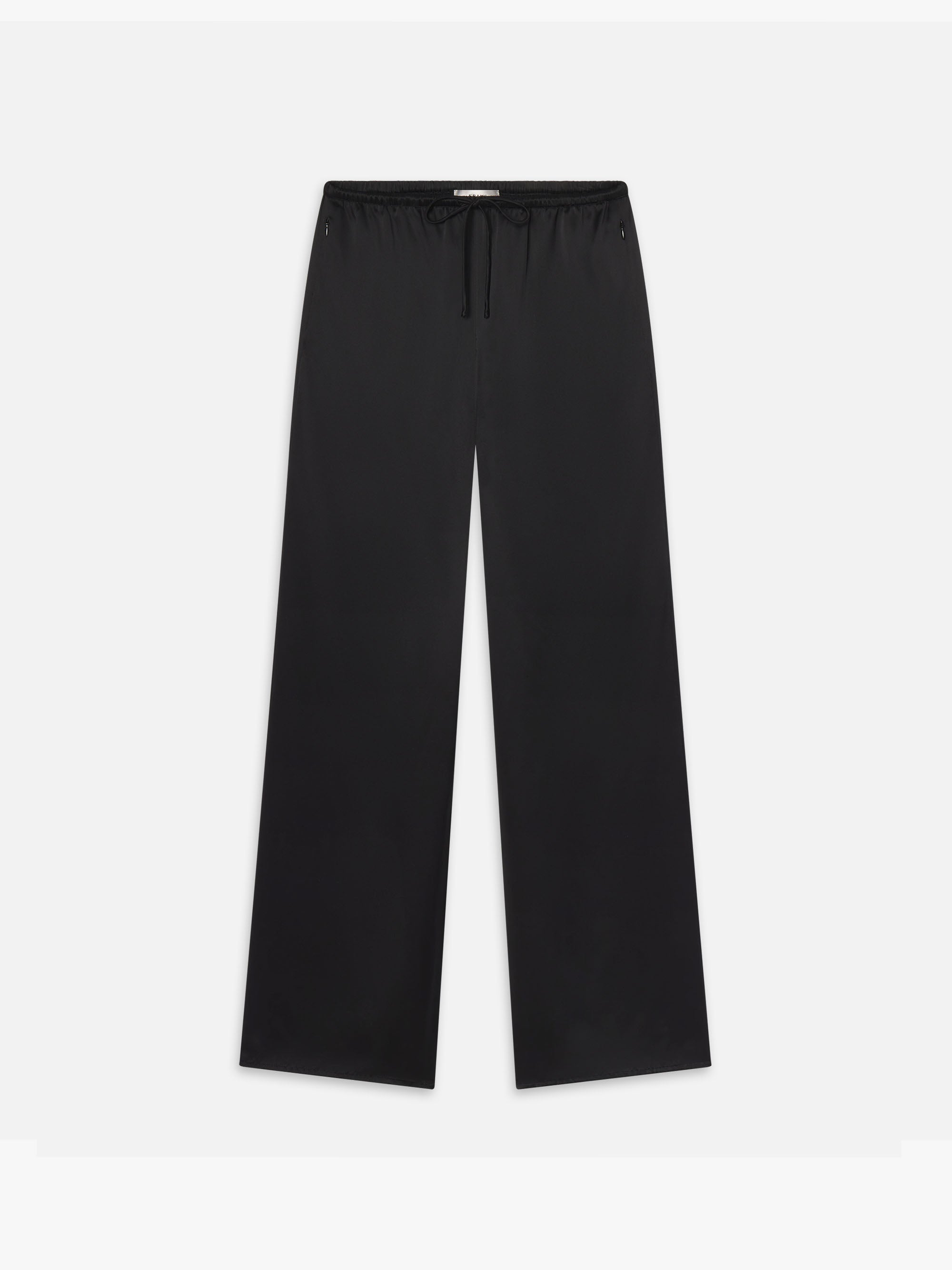 Premium Black Silk Lounge Pants for Women - Soft & Comfortable Sleepwear, Yoga Pants - Perfect for Home Relaxation, Lounging & Meditation