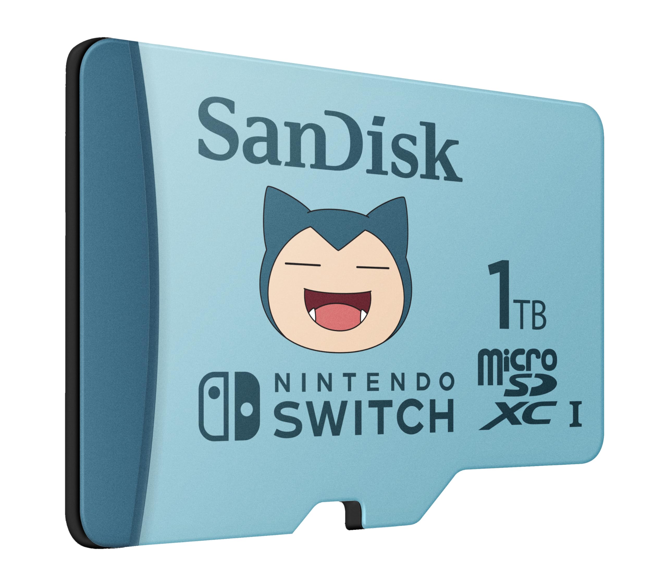 SanDisk 1TB microSDXC Card for Nintendo Switch - Licensed Pokémon Snorlax Edition (SDSQXAO-1T00-GN6ZK) - High-Speed Memory Card for Gaming, Photography & 4K Video Storage