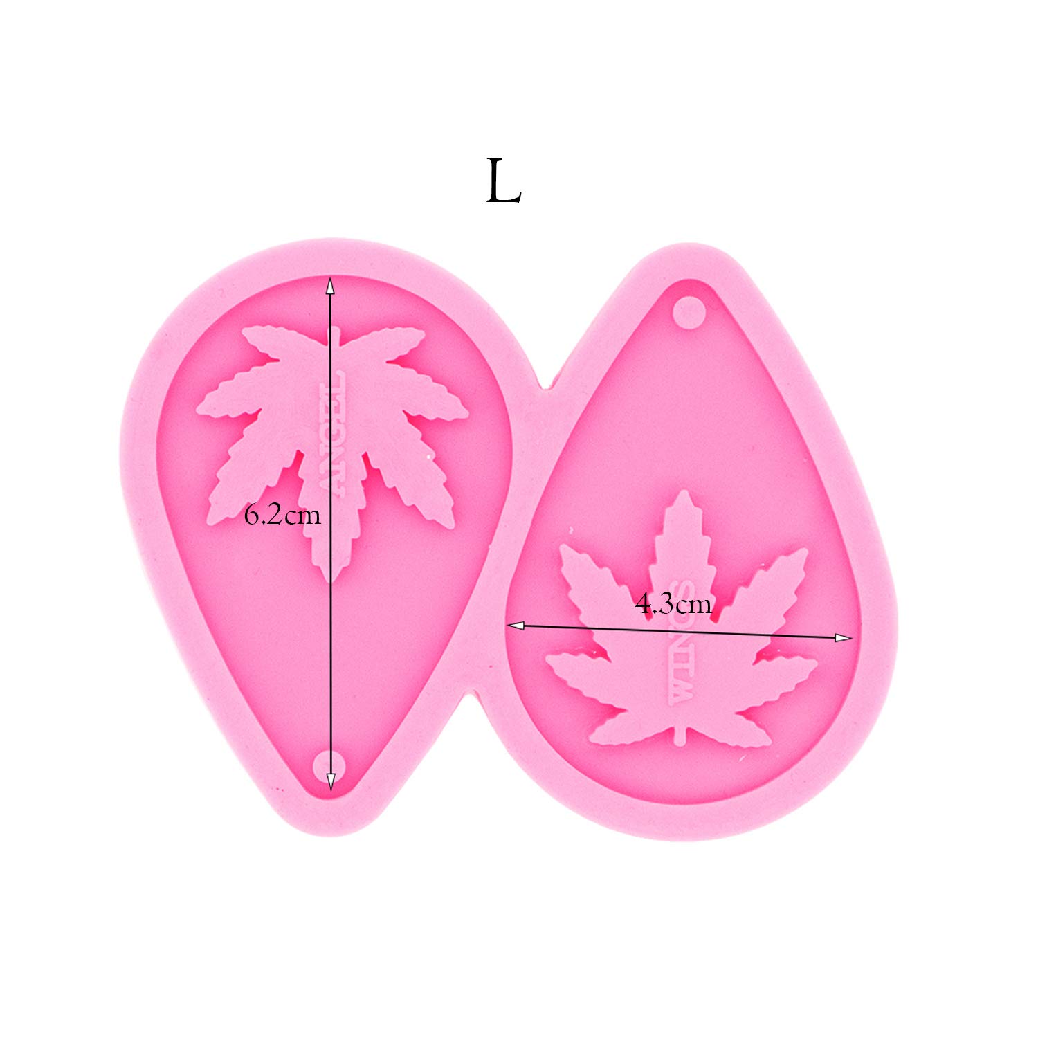 Maple Leaf Silicone Molds for Resin Jewelry Making - Large Hollow Earring Molds for DIY Epoxy Resin Casting, Keychains & Pendants - Perfect for Handmade Gifts, Women's Crafts & Fall-Themed Accessories