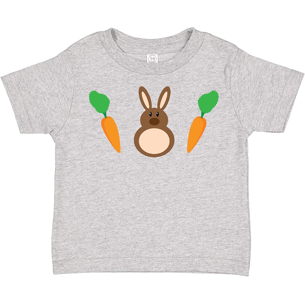 Inktastic Easter Bunny and Carrots Toddler T-Shirt - Cute Easter Outfit for Baby Boys & Girls - Perfect for Easter Egg Hunts, Family Photos & Spring Celebrations