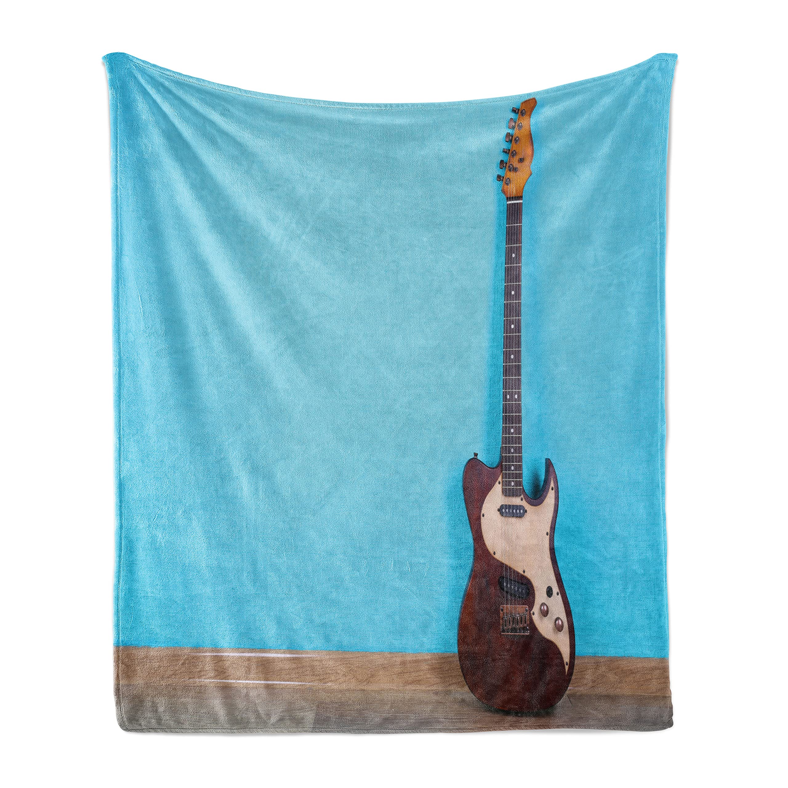 Ambesonne Guitar Fleece Throw Blanket - 70