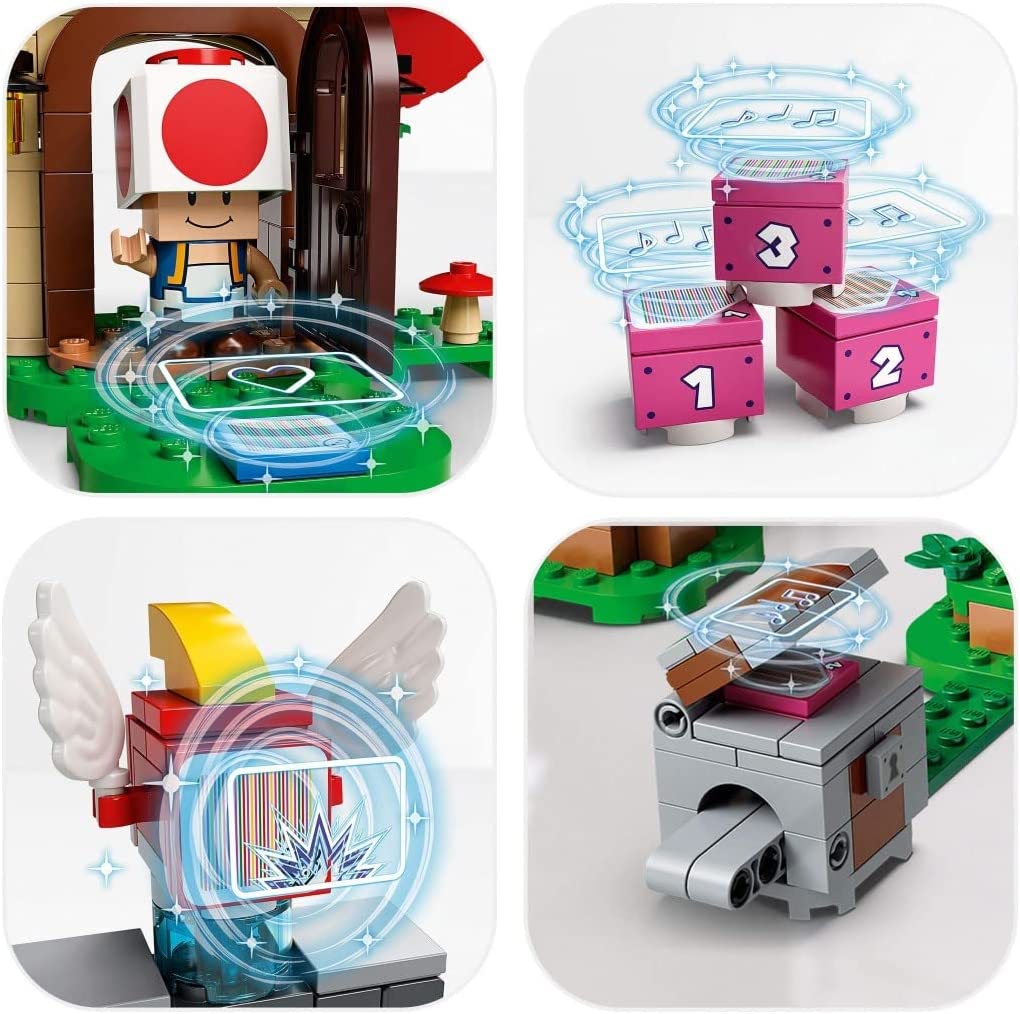 LEGO Super Mario Toad's Treasure Hunt Expansion Set 71368 - Interactive Building Toy for Kids Ages 6+ | Perfect for Creative Play, Birthday Gifts & Mario Fans Collection
