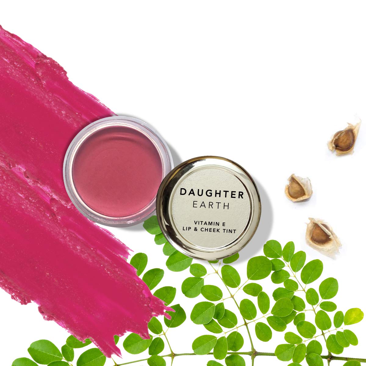 Vegan Lip and Cheek Tint - Matte Natural Blush for Women with Vitamin E | Nourishing Cheek & Lip Stain, 4.5g | Perfect for Everyday Makeup & On-The-Go Touch Ups