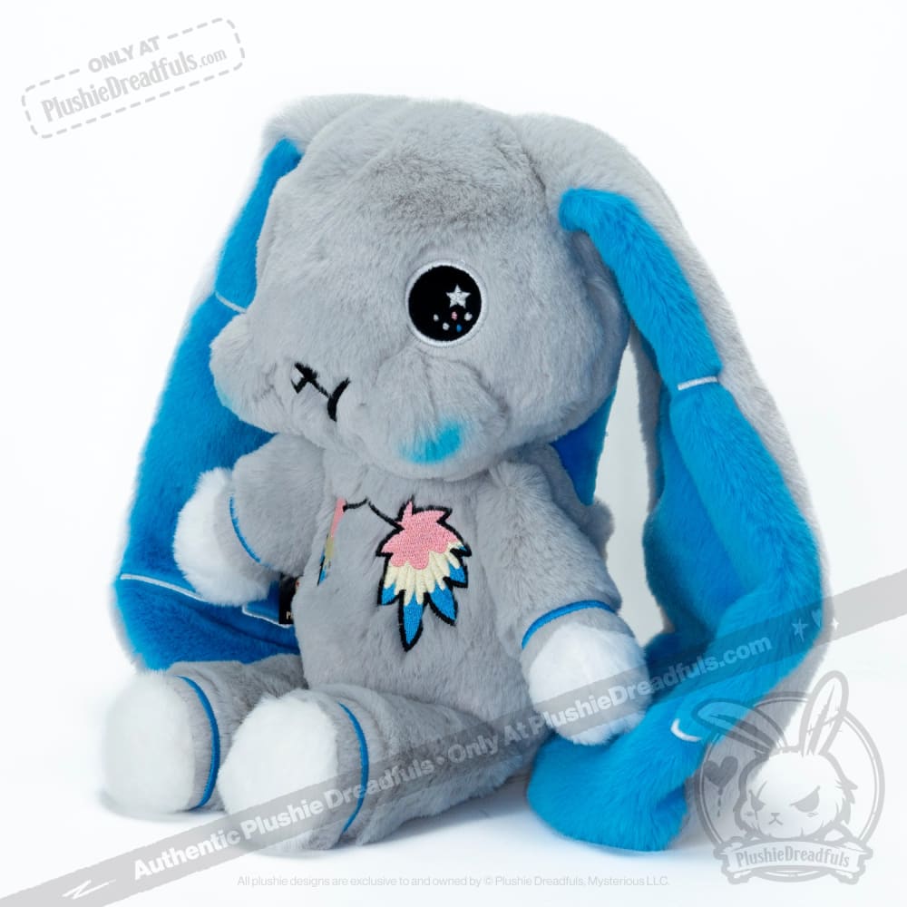 Plushie Dreadfuls Asthma Rabbit - Soft Stuffed Animal Toy for Kids with Asthma Awareness | Cute Comfort Plush for Bedroom Decor, Gift for Children with Breathing Conditions