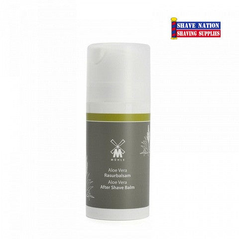 Muhle Aloe Vera Aftershave Balm for Men - Soothing Post-Shave Moisturizer for Sensitive Skin | Perfect for Daily Shaving Routine & Post-Shave Care