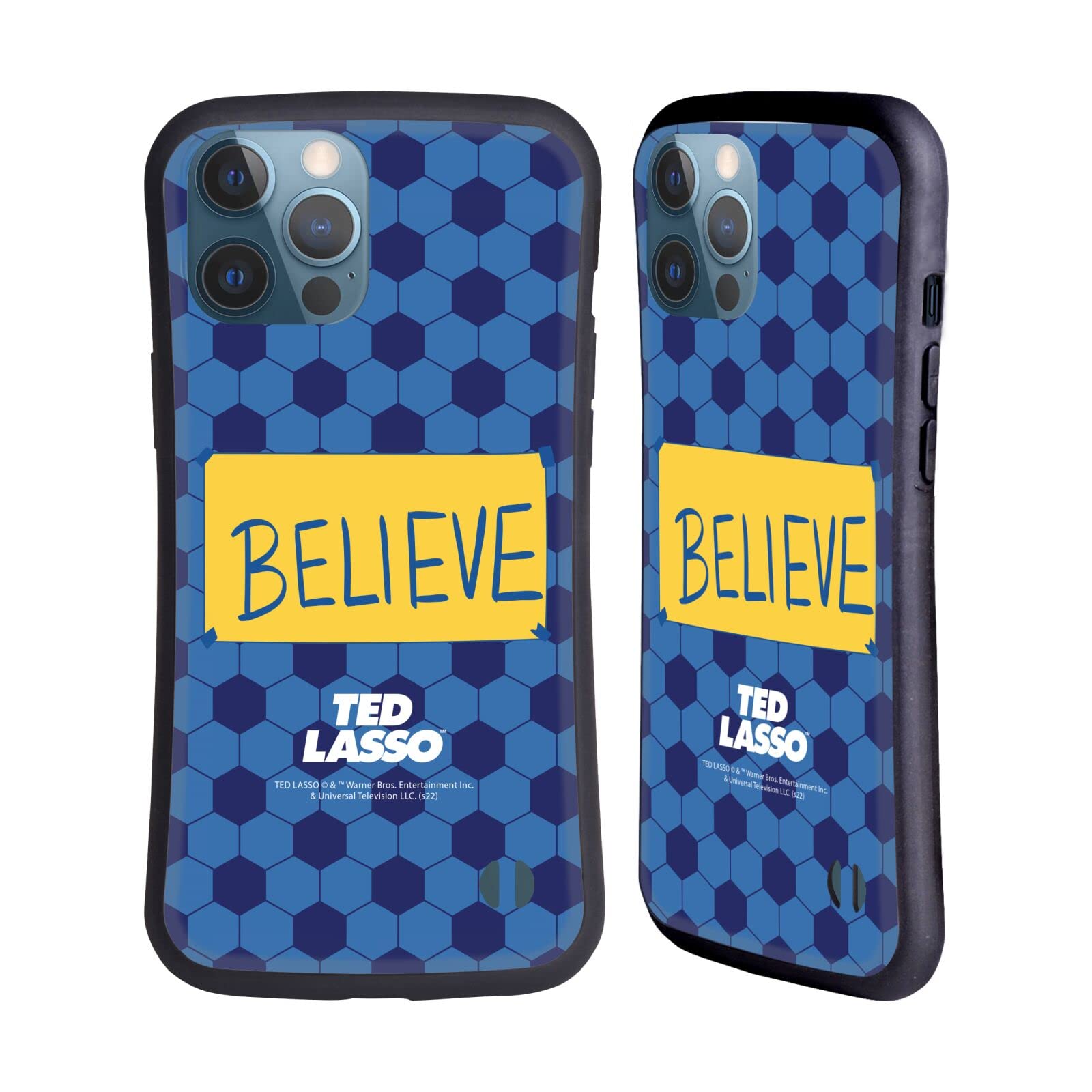 Officially Licensed Ted Lasso Believe Season 1 iPhone 13 Pro Max Case - Durable Hybrid Protective Cover with Unique Graphics - Perfect for Fans, Daily Use & Gift Giving