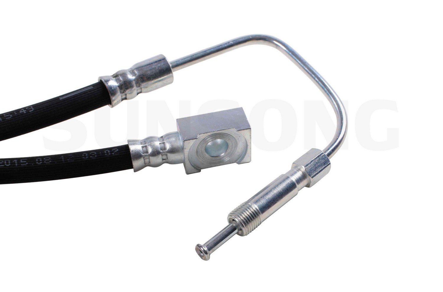 Sunsong 2204386 Brake Hydraulic Hose - High Performance Replacement Hose for Cars, Trucks & SUVs - Perfect for Brake System Repairs and Upgrades