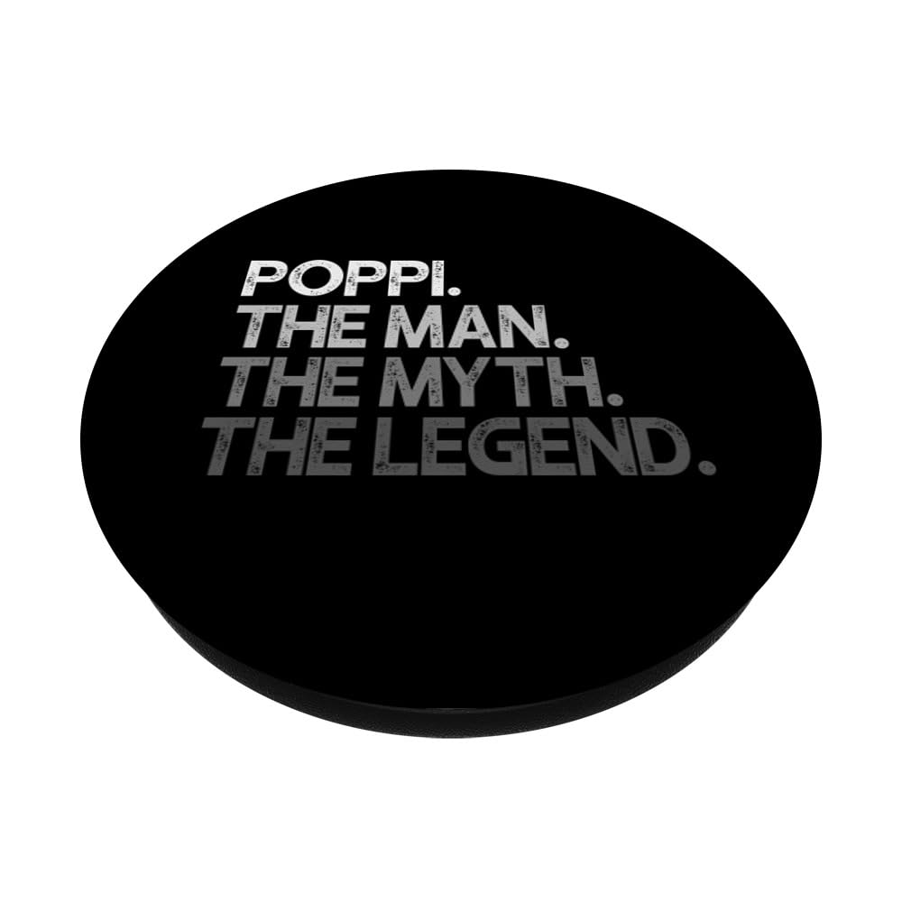 Poppi The Man Myth Legend PopSockets Adhesive PopGrip - Expandable Phone Grip Stand for Smartphones - Perfect for Selfies, Gaming, and Secure Phone Handling