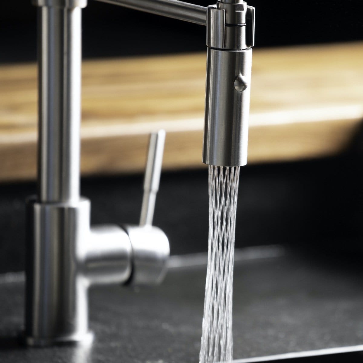 ZLINE Dante Kitchen Faucet - Stainless Steel Pull-Down Sprayer with High Arc Design for Modern Kitchens | Perfect for Washing Dishes, Filling Pots & Cleaning Countertops