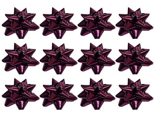 Metallic Medium Burgundy Marsala